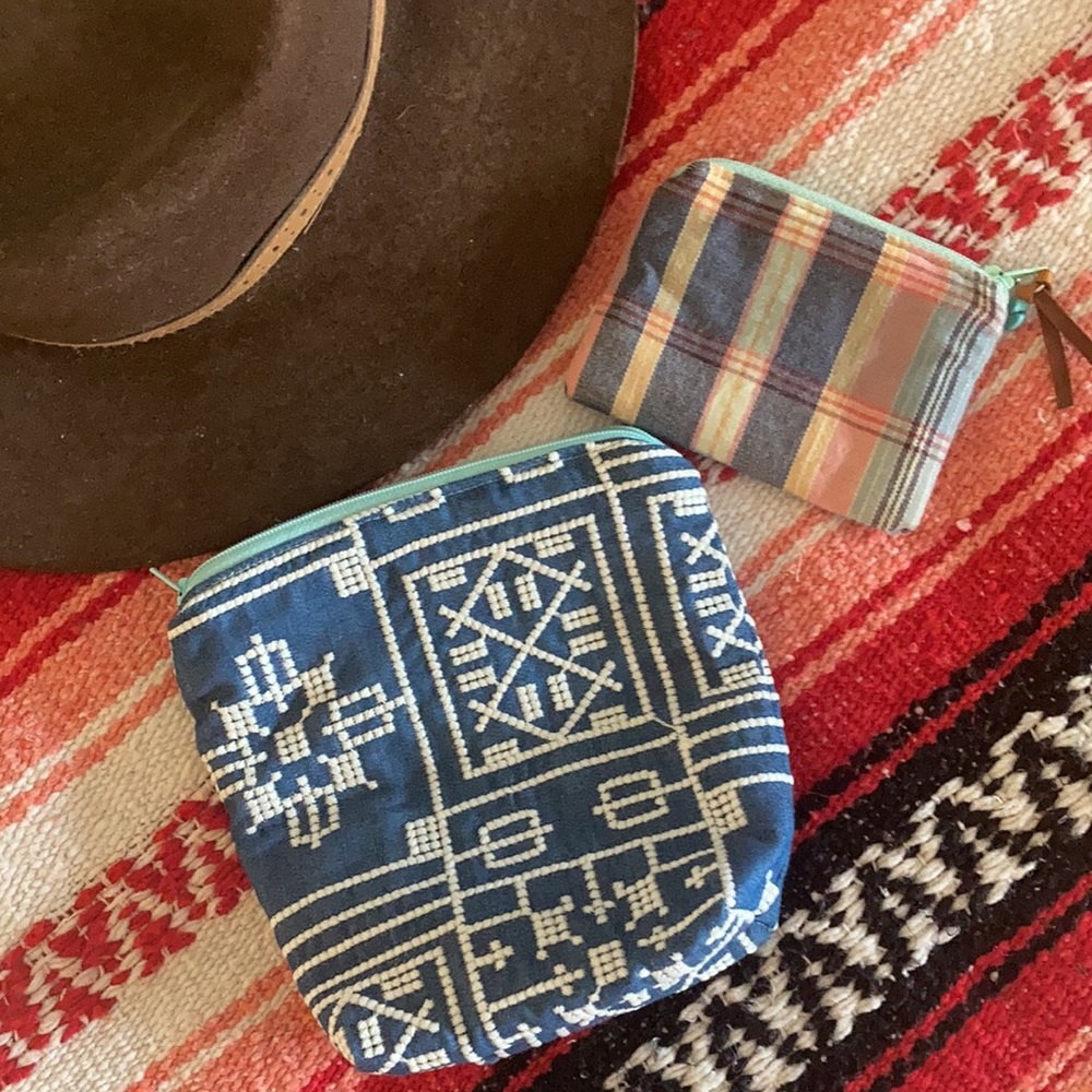 Zippered Pouch set of 2